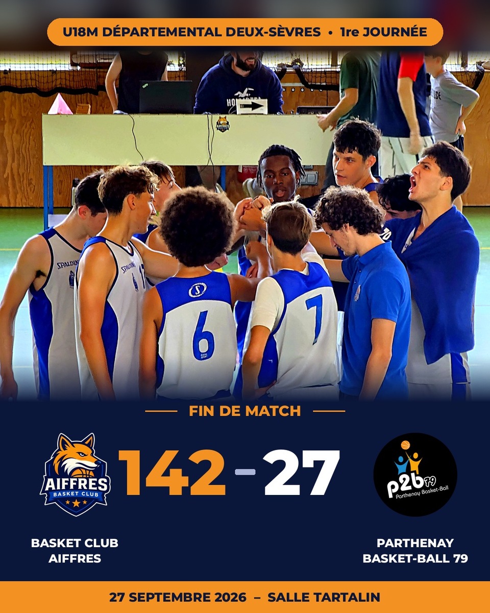 U18M - Saison 2026-2027