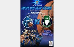 PRF vs BASKET PLAINE &amp; SEVRE - 1/4 Coupe Des Deux-Sèvres
